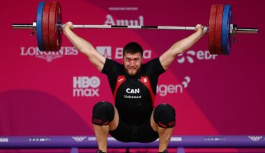 Canada's Xavier Lusignan wins weightlifting bronze at Commonwealth Games
