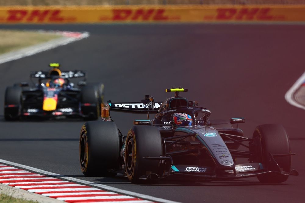 Andrea Kimi Antonelli, Mercedes, Isack Hadjar, Red Bull Racing