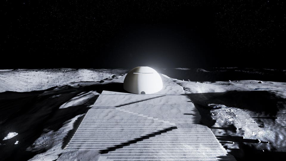 Moon Temple, centerpiece of the planned Moon Base Alpha