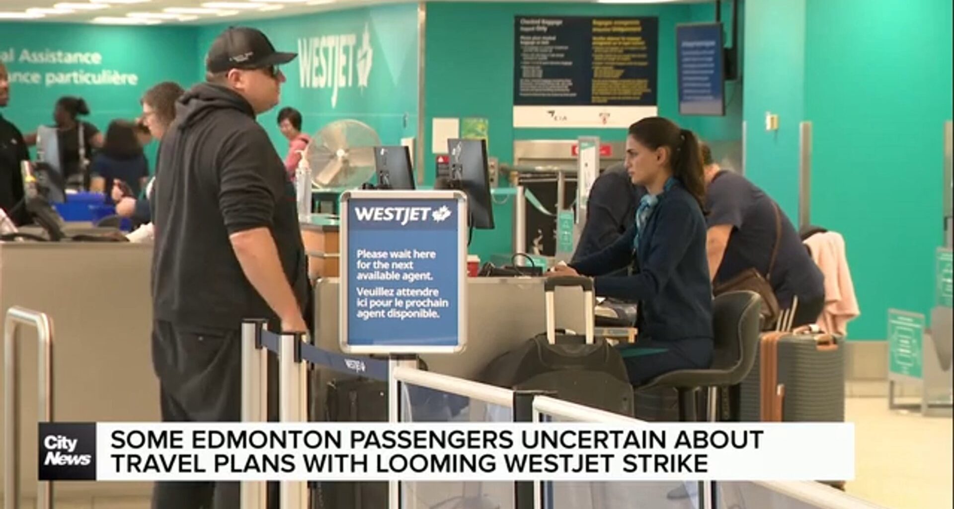 Some Edmonton passengers uncertain about travel plans with looming WestJet strike