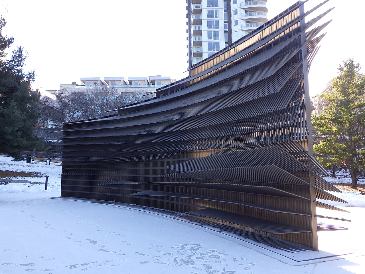 The Canadian monument “The Memorial to the Victims of Communism – Canada, a Land of Refuge.”