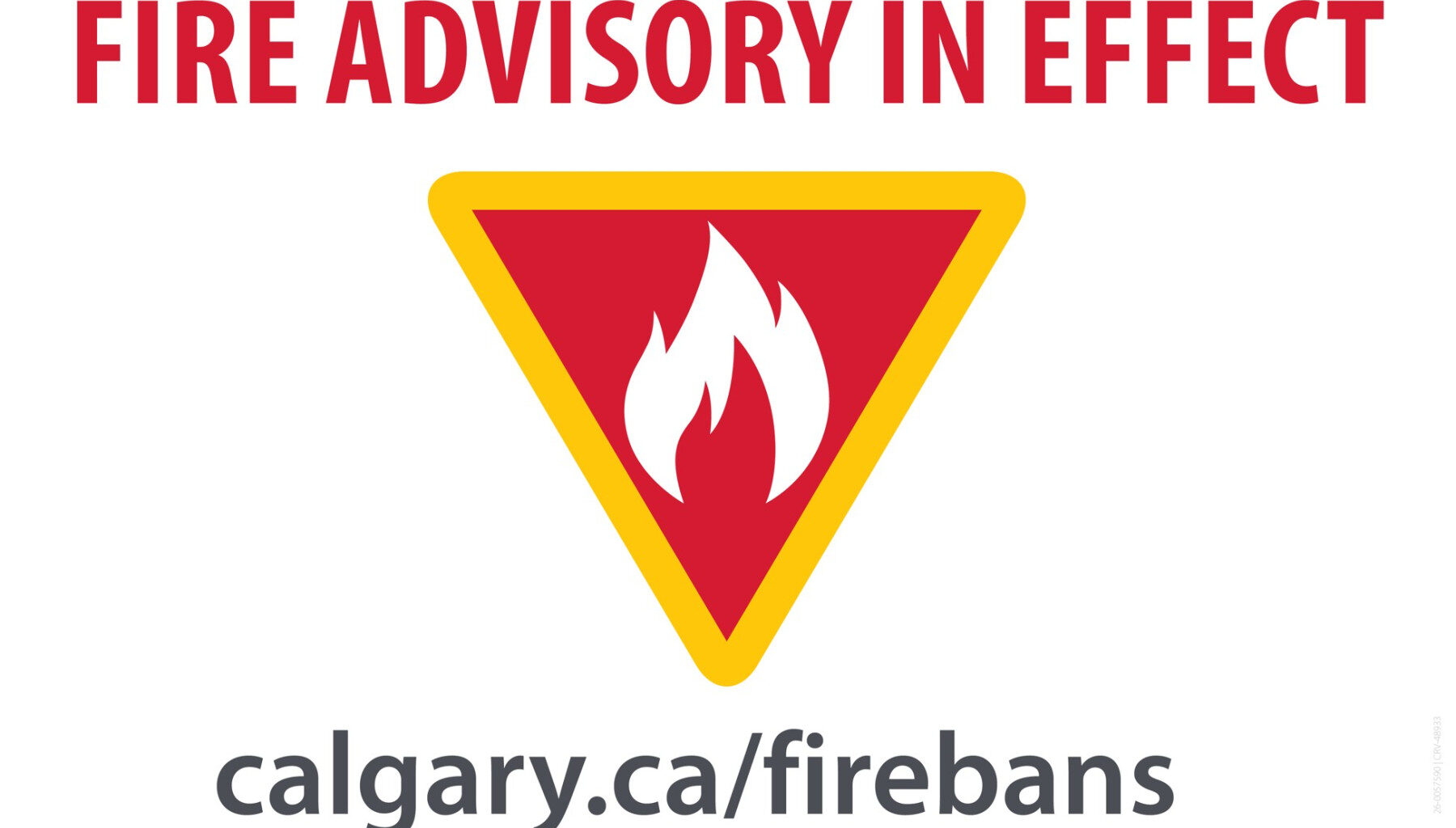 The City of Calgary Issues Fire Advisory