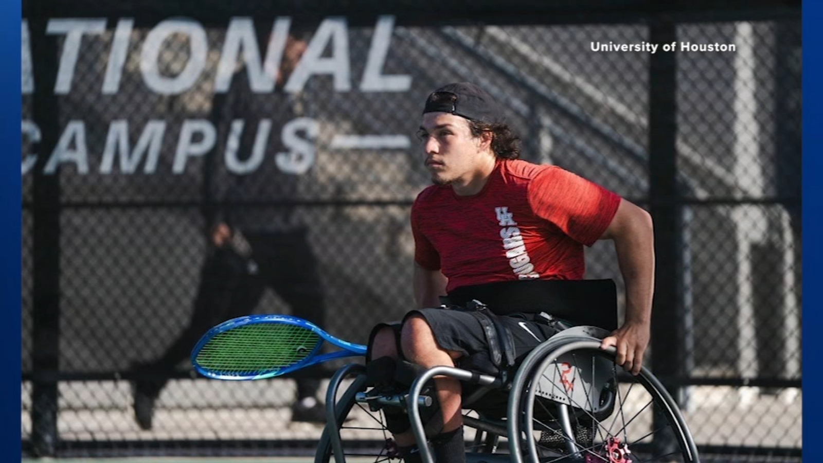 University of Houston wheelchair tennis standout shares his inspirational story