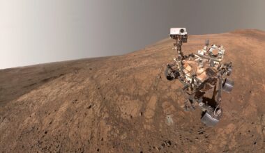 NASA’s Perseverance took this selfie at “Witch Hazel Hill” on Jezero Crater’s rim on May 10th, 2025. Credit: NASA/JPL-Caltech/MSSS