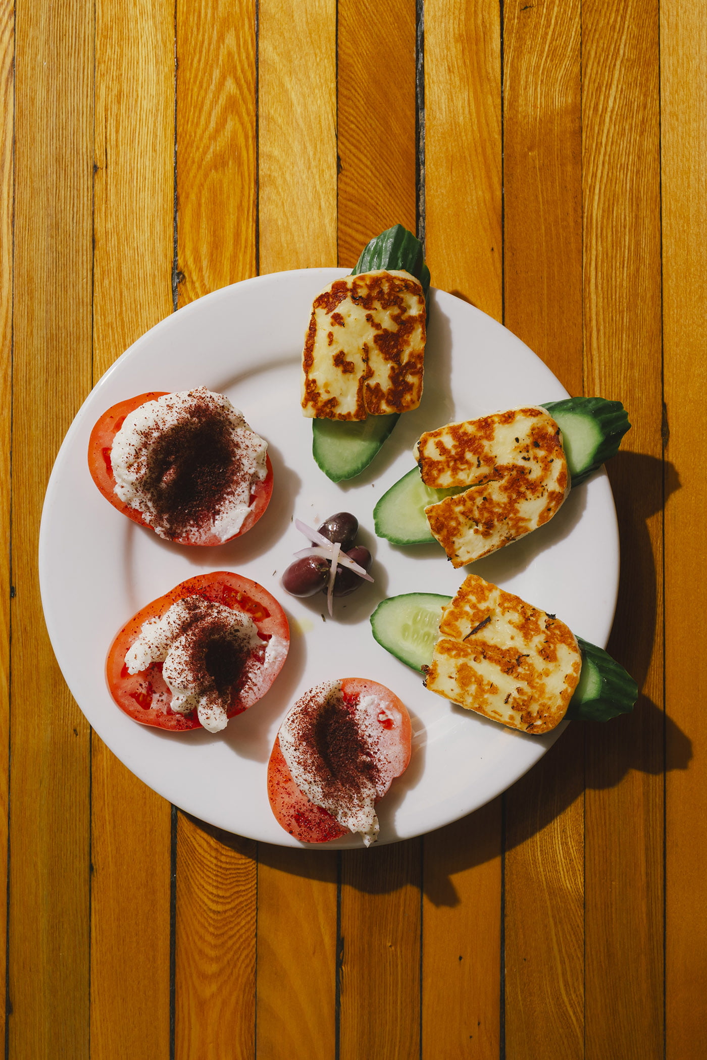 Halloumi & Dressed Tomatoes