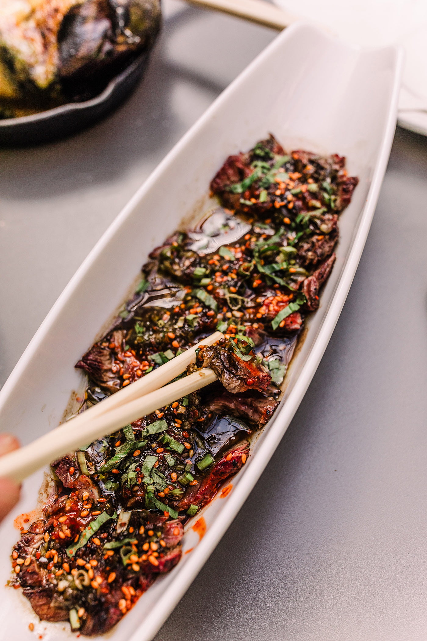 Foxley Bistro Grilled Hangar Steak with Chimichurri