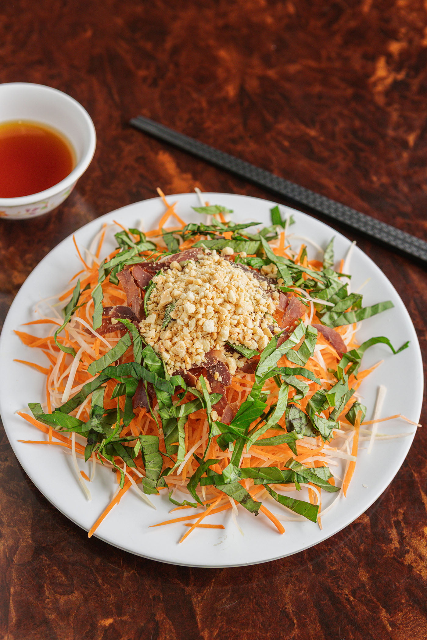 Green Papaya Salad with Vietnamese Beef Jerky