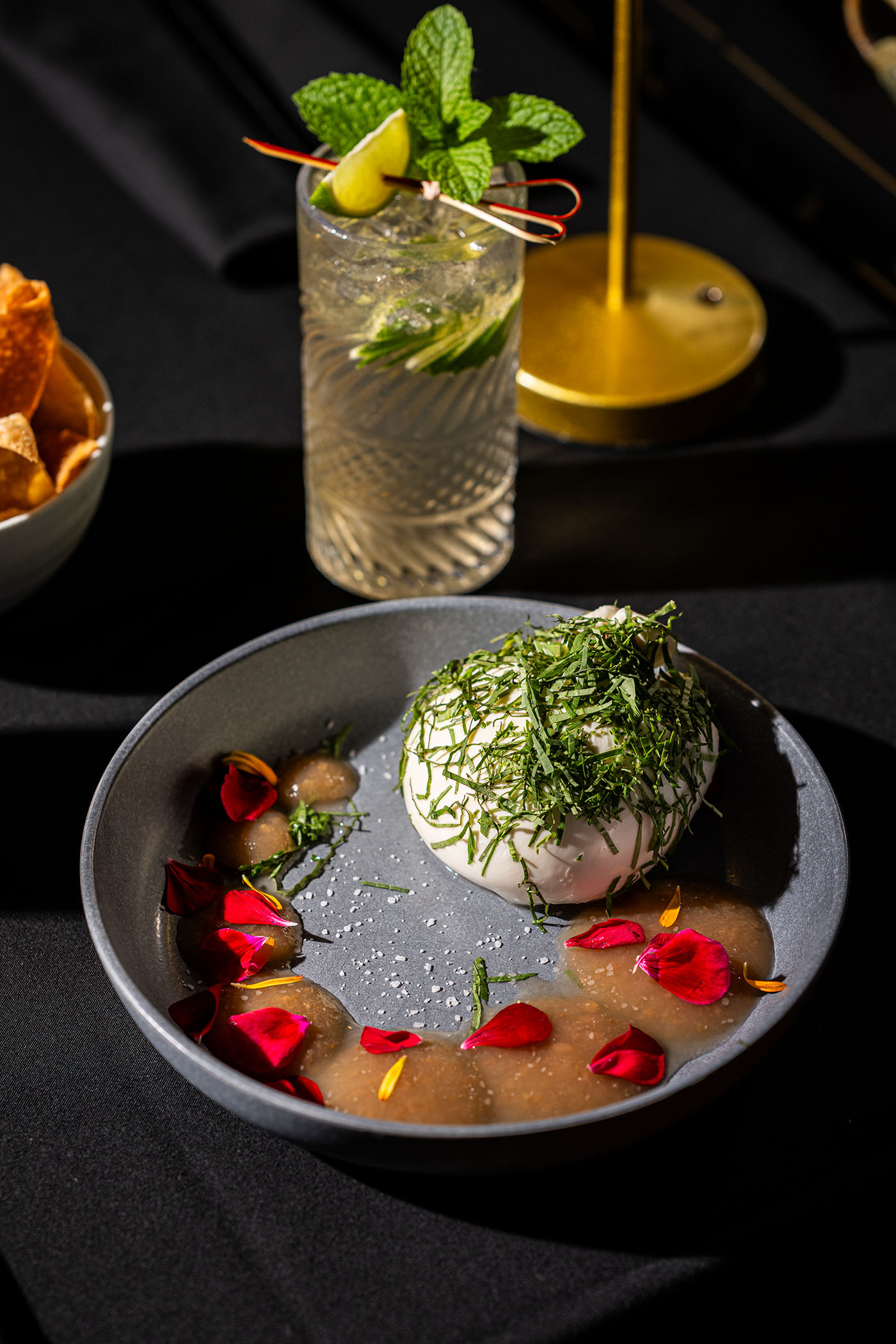 Restaurant Wong Asian-style Burrata