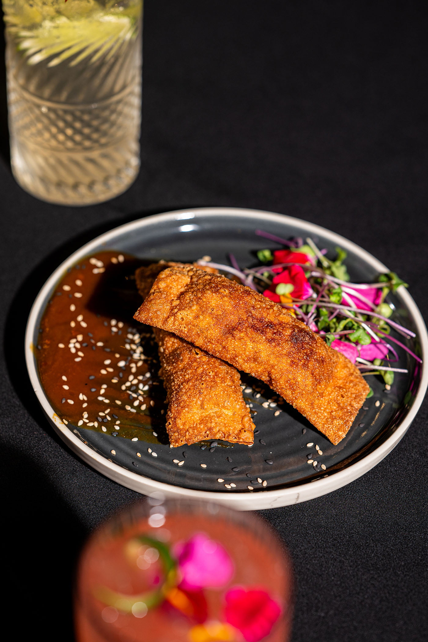 Restaurant Wong Quebec Bison and Pork Egg Rolls