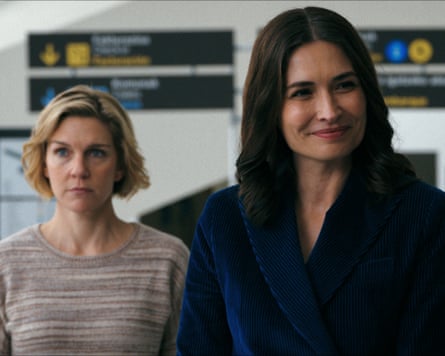 Two women in airport