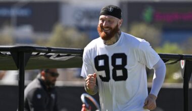 Las Vegas Raiders defensive end Maxx Crosby