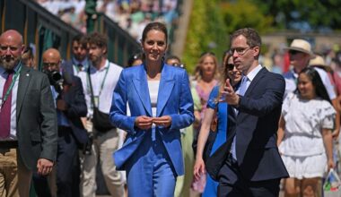 Tennis-Princess Kate watches British hopeful Fery on Wimbledon visit