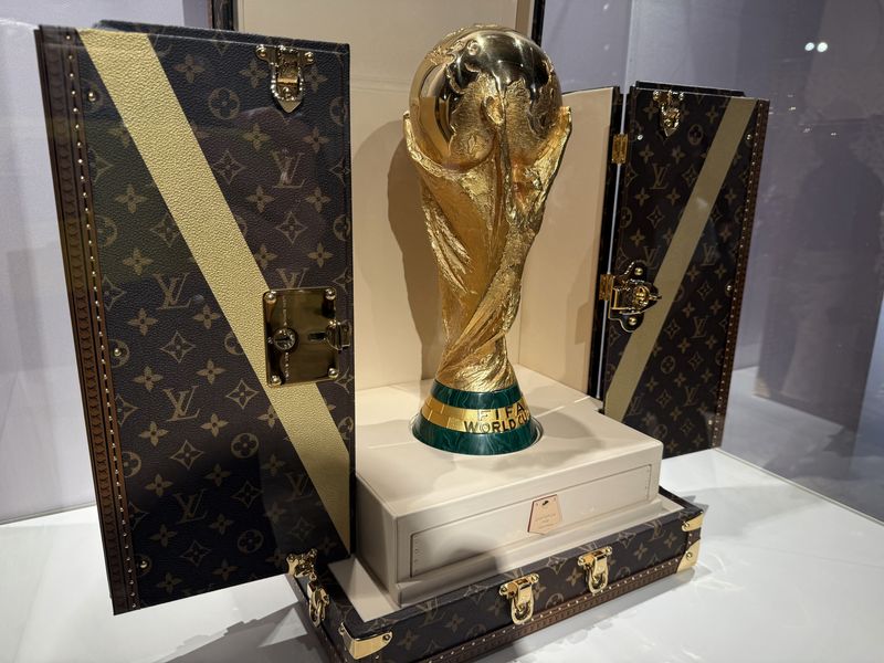 Soccer-World Cup trophy to arrive in style in bespoke Louis Vuitton trunk | WKZO | Everything Kalamazoo