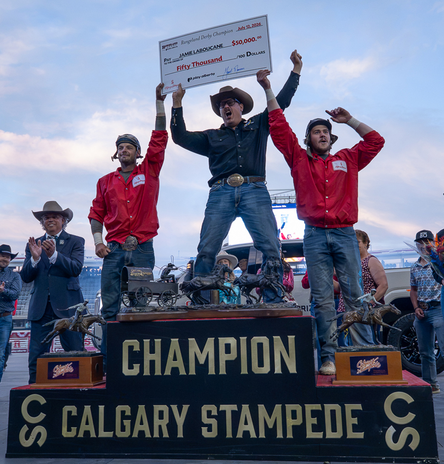 Jamie Laboucane Captures First Calgary Stampede Rangeland Derby Championship