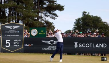 Rory McIlroy is in the 2026 Genesis Scottish Open field.