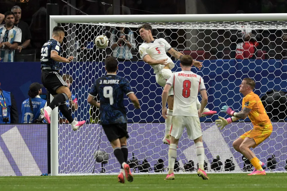 Lautaro Martinez scores Argentina's winner against England