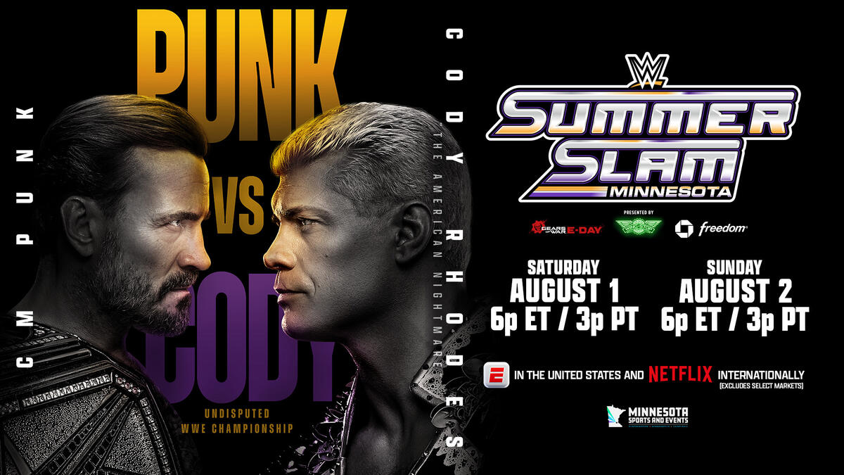 Undisputed WWE Champion CM Punk vs. Cody Rhodes