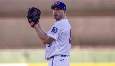 Blue Jays' Max Scherzer allows five runs in rehab start with triple-A Buffalo