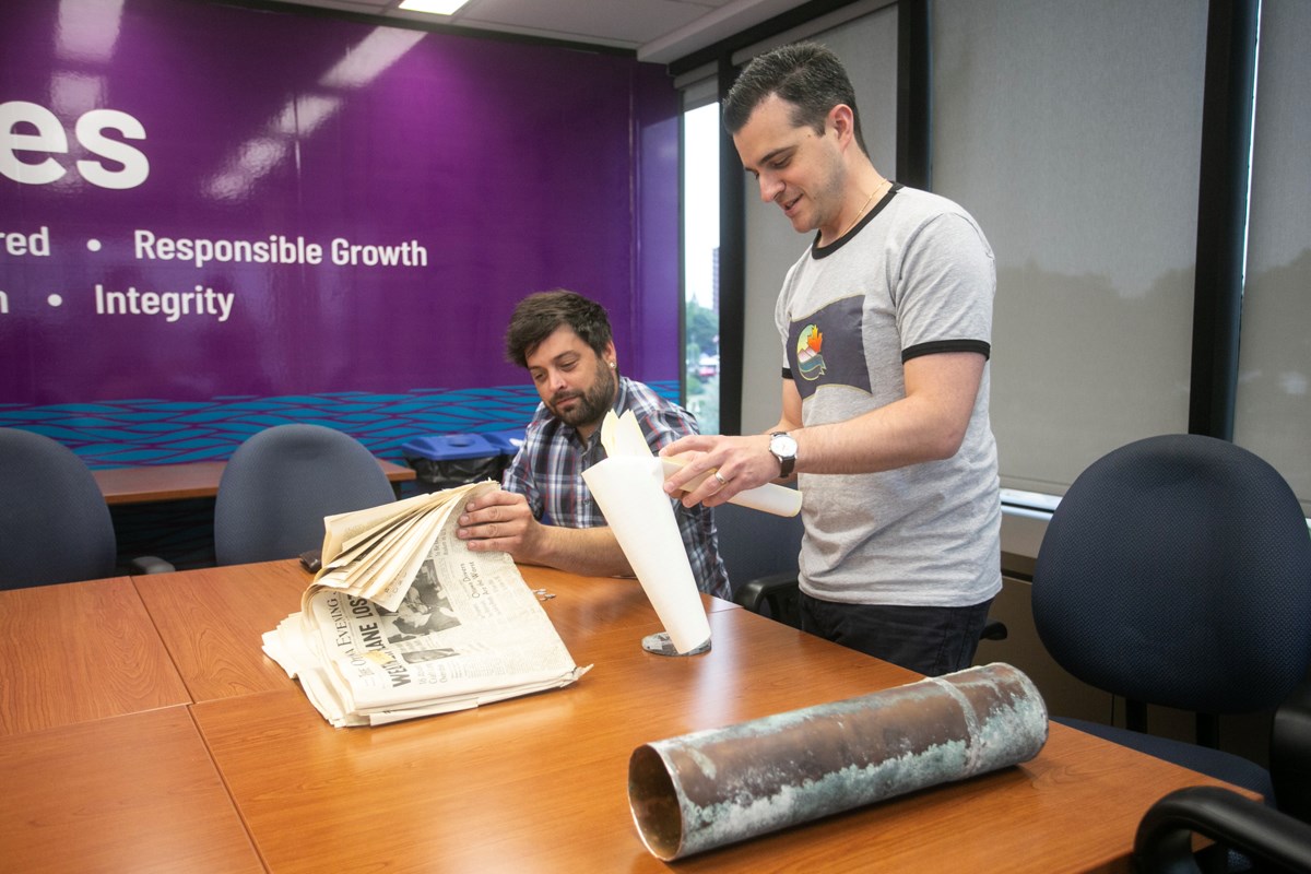 Message in a pipe: Second time capsule opened from hospital demolition