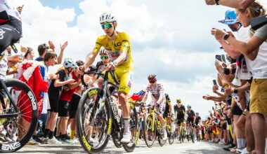 Tadej Pogacar went on to win stage 14 of the 202t6 Tour de France. Photo: Charly Lopez/ASO