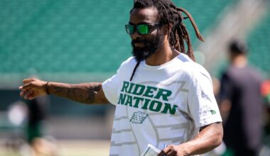 Davis: Riders DBs 'feel like we played well (with) a couple busts' in 510-yard game