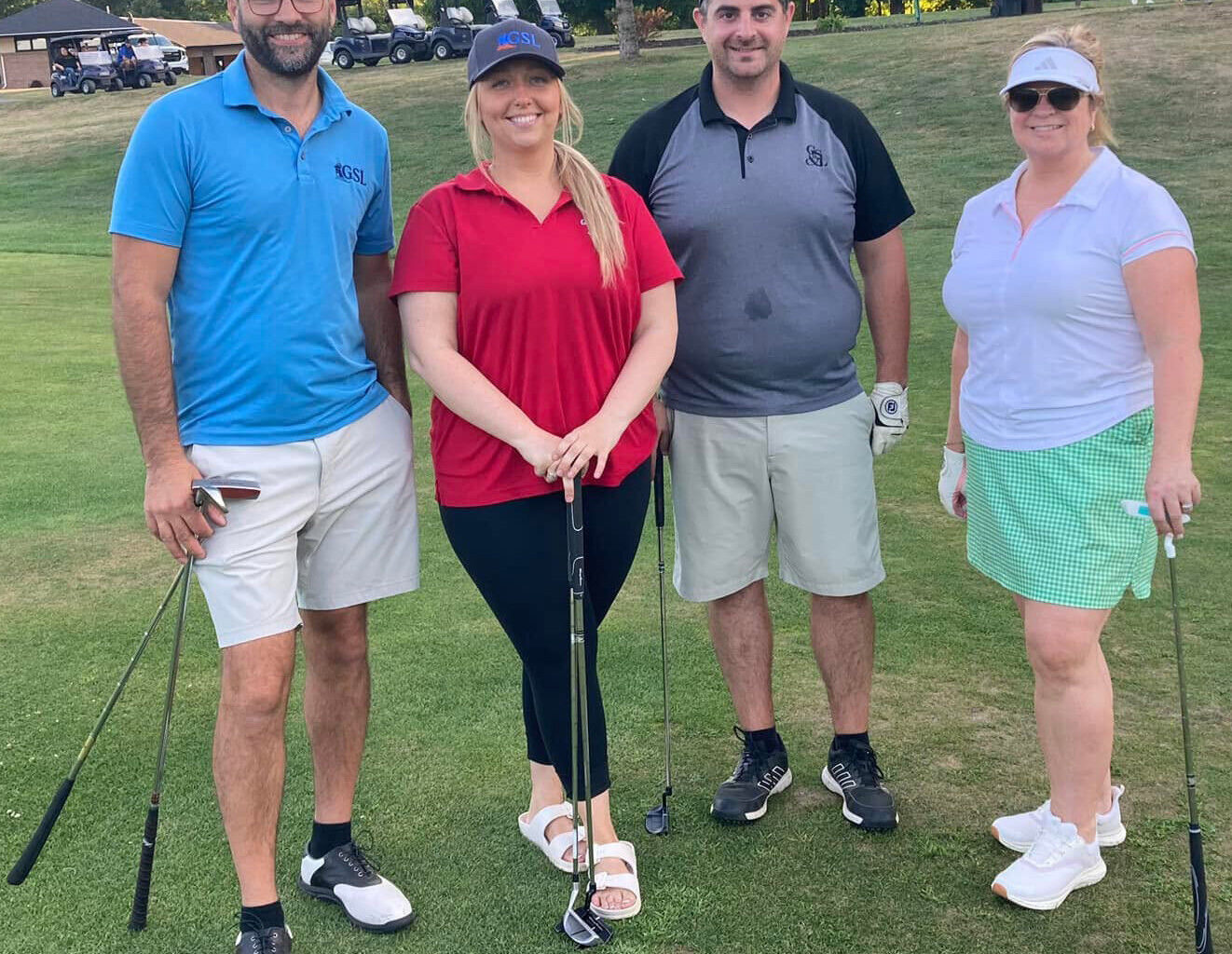 The Potsdam Chamber of Commerce is hosting its 6th Annual 4-Person Scramble Golf Tournament on Friday, Aug. 28, at the Potsdam Town & Country Club, 6194 SH 56. From left, the GSL Team at last year