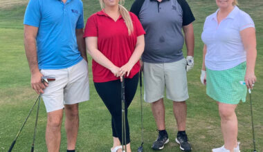 The Potsdam Chamber of Commerce is hosting its 6th Annual 4-Person Scramble Golf Tournament on Friday, Aug. 28, at the Potsdam Town & Country Club, 6194 SH 56. From left, the GSL Team at last year