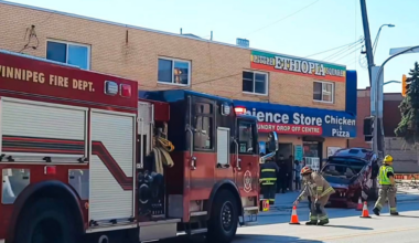 Man, 49, facing impaired driving charge after downtown Winnipeg crash