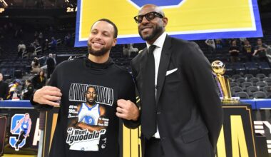 Andre Iguodala Credits Stephen Curry for LeBron James' Rumored Warriors Interest in NBA Free Agency