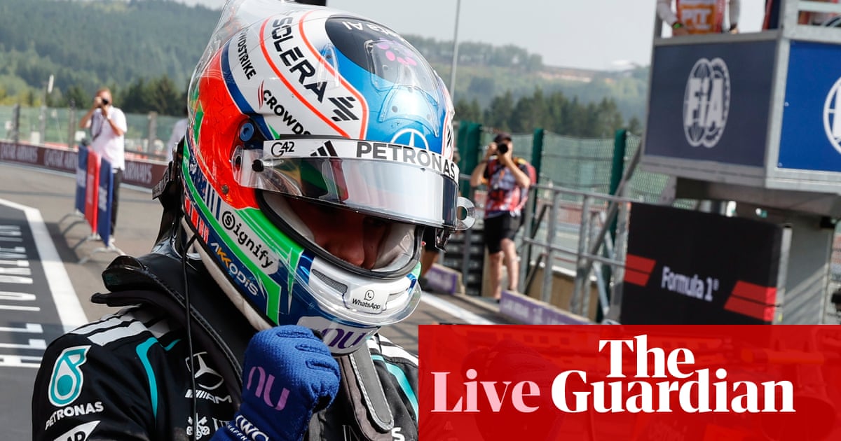 Formula One 2026: Kimi Antonelli takes pole at F1 Belgian Grand Prix – live reaction | Formula One