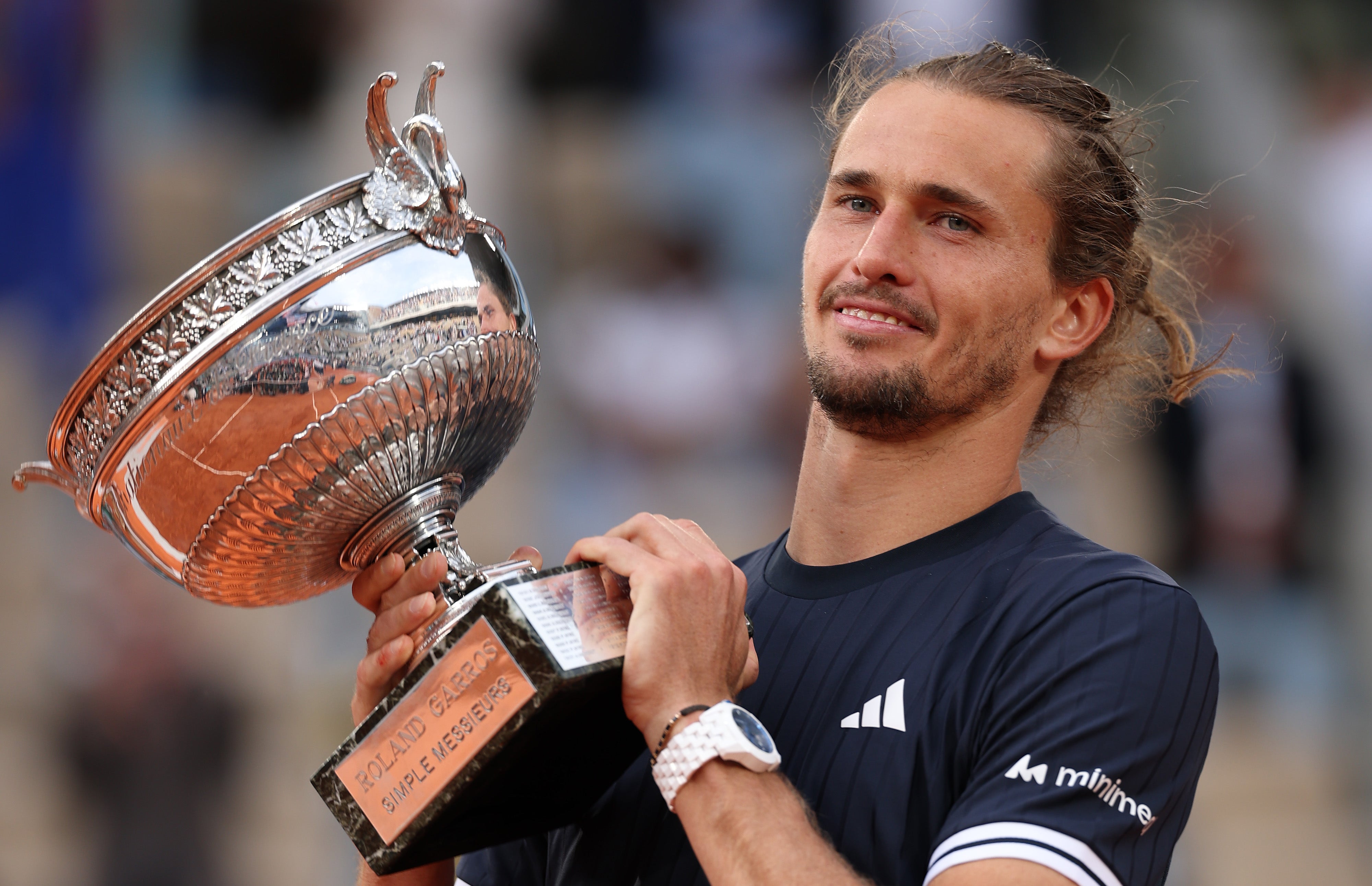 Zverev won the biggest title of his career when he won the French Open last month to win his first grand slam title