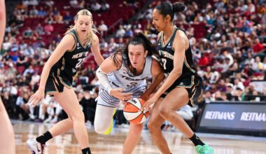 WNBA Player Ejected After Throwing Shoe at Marina Mabrey on Video, Scuffle During Tempo-Liberty