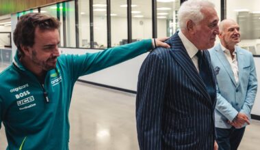 Newey arrives at Aston Martin