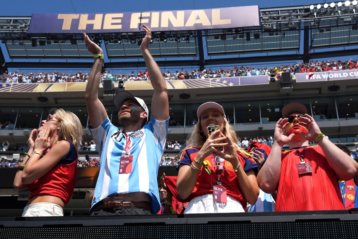 World Cup fans from Argentina and Spain spent big cash at the final