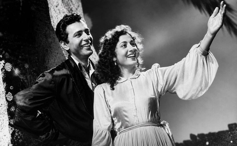 Nasir Khan and Madhubala in Khazana Nasir Khan and Madhubala in Khazana