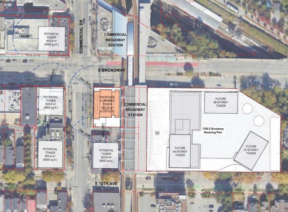 2516 Commercial DrIve 1704 East Broadway Vancouver rental housing tower