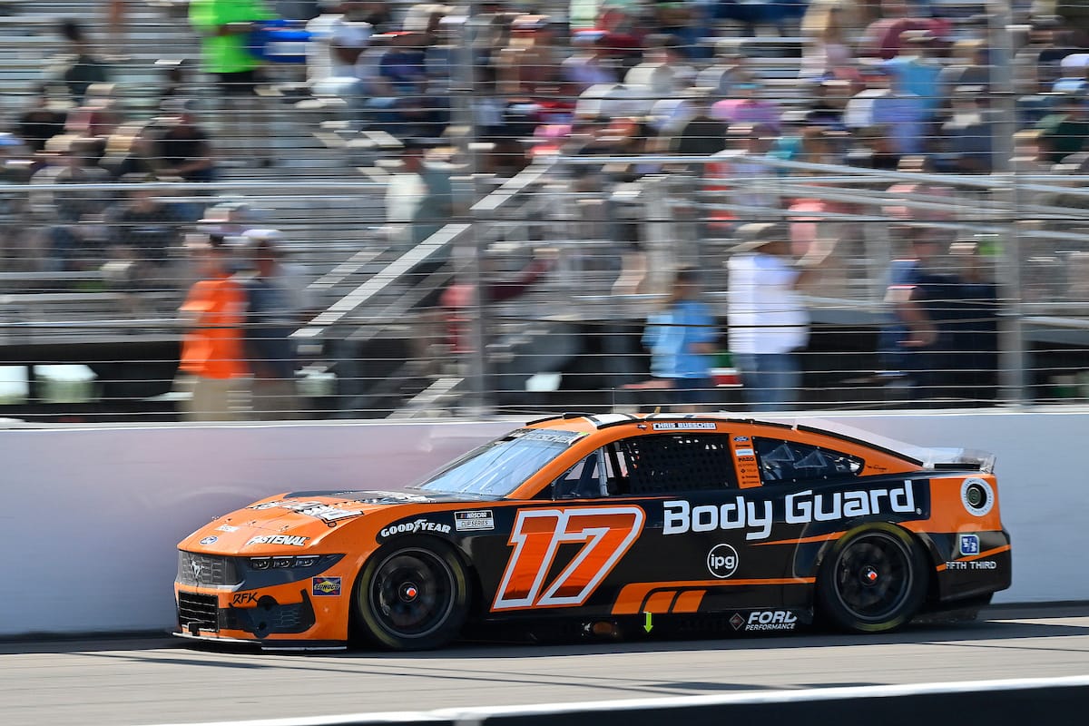 #17: Chris Buescher, RFK Racing, Body Guard Ford Mustang