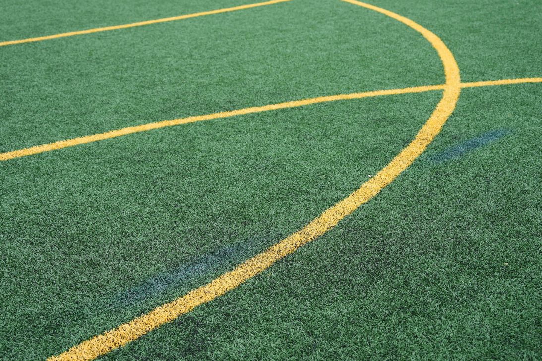 A detail of the field at Riverline Park in Mableton, Georgia, on May 27, 2026. 