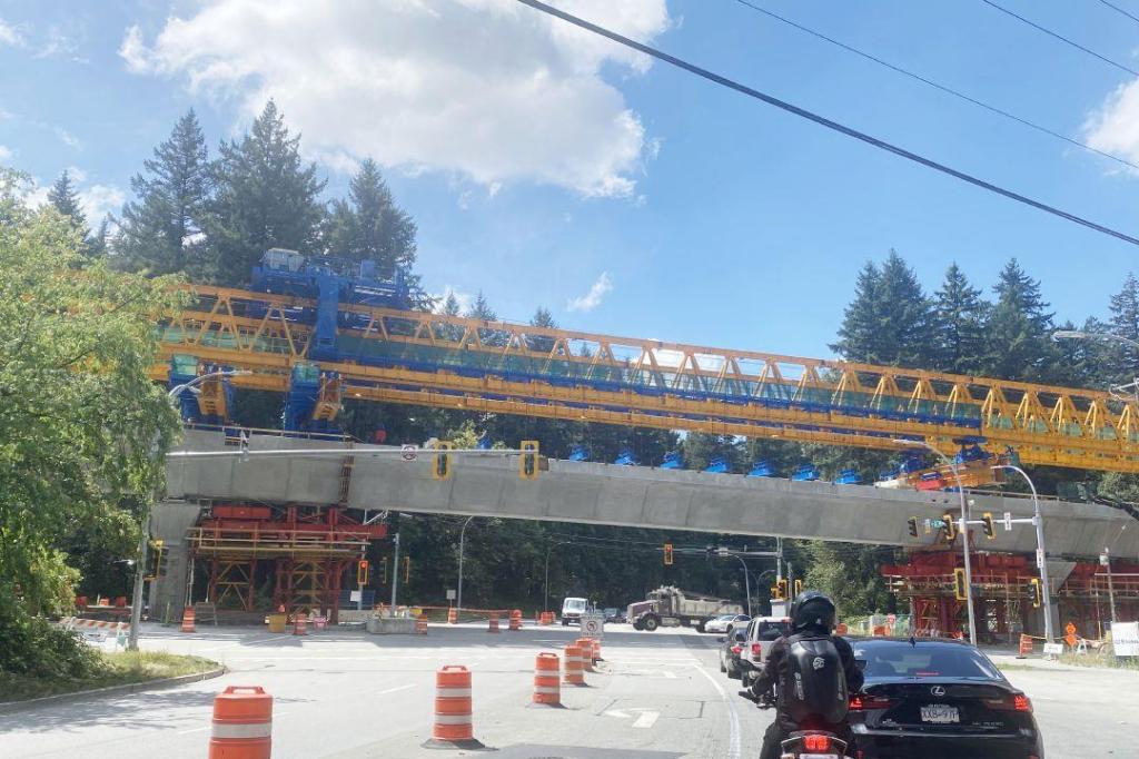 New SkyTrain guideway construction hits halfway mark