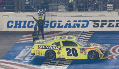 Credit: #20: Brandon Jones, Joe Gibbs Racing, Menards/MD Building Products Toyota Supra