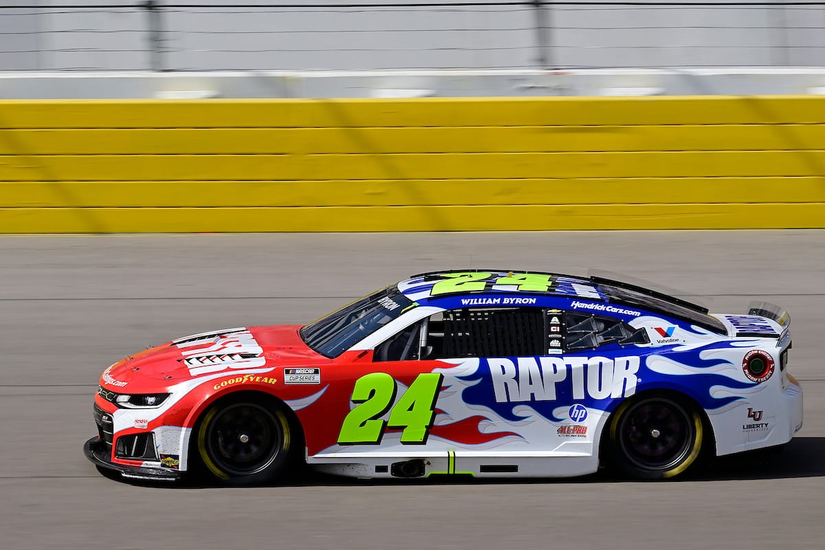 Credit: #24: William Byron, Hendrick Motorsports, Raptor Chevrolet Camaro