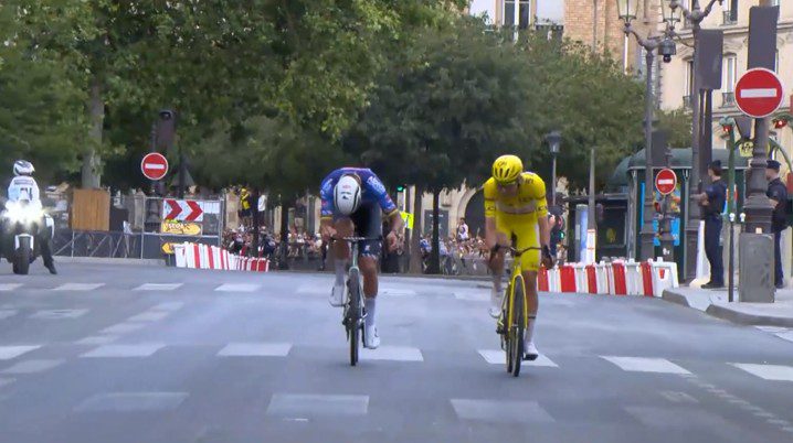 Van der Poel wins dramatic Tour de France finale in Paris