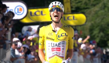Pogačar wins 24th career Tour de France stage on Bastille Day
