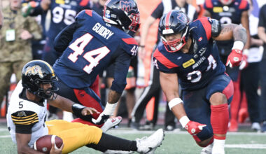 Alouettes rally in final three minutes to knock off Tiger-Cats 31-18