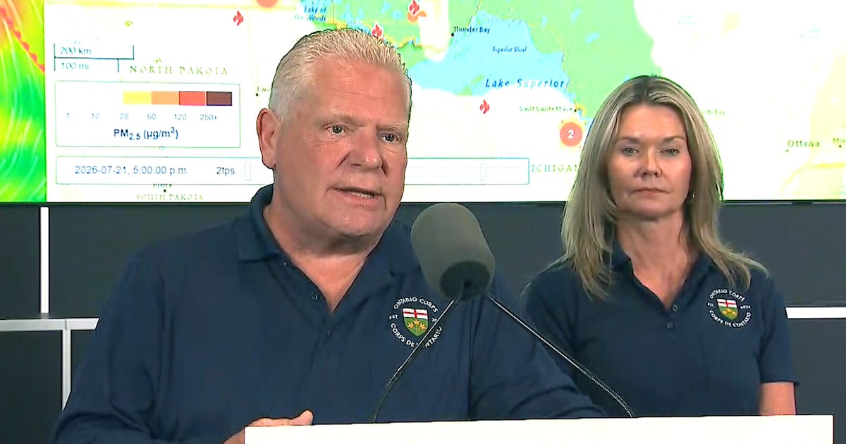 Ontario wildfires: Premier Ford speaks