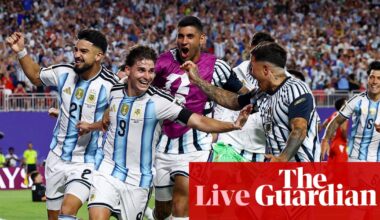 Argentina 3-1 Switzerland (aet): World Cup 2026 quarter-final – as it happened | World Cup 2026