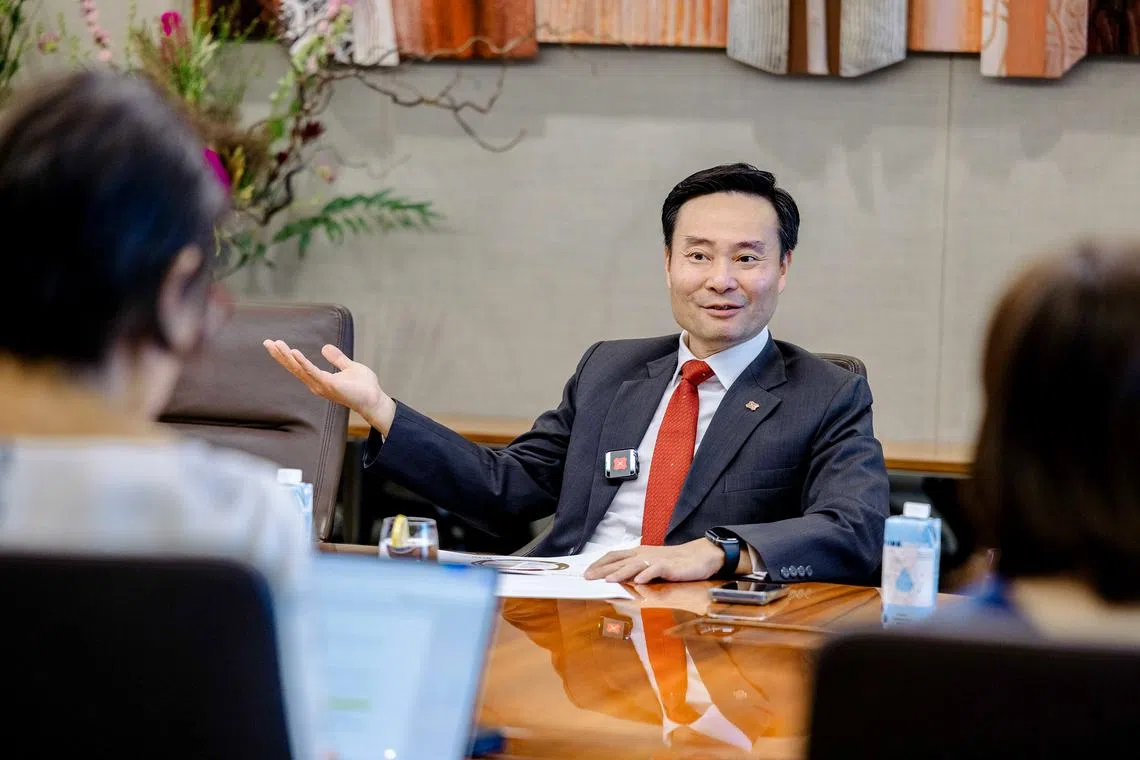 Shee Tse Koon, DBS group head of consumer banking and wealth management. DBS wealth management, AI in banking, wealth assets growth