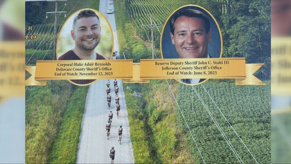 This year, the organization is honoring Reserve Deputy Sheriff John Stahl of Jefferson County's Sheriff’s Office and Corporal Blake Reynolds of Delaware County's Sheriff’s Office (Credit: Sgt. Justin Reeder).