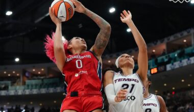 Mystics power past short-handed Tempo behind double-doubles by Kiki Iriafen and Shakira Austin