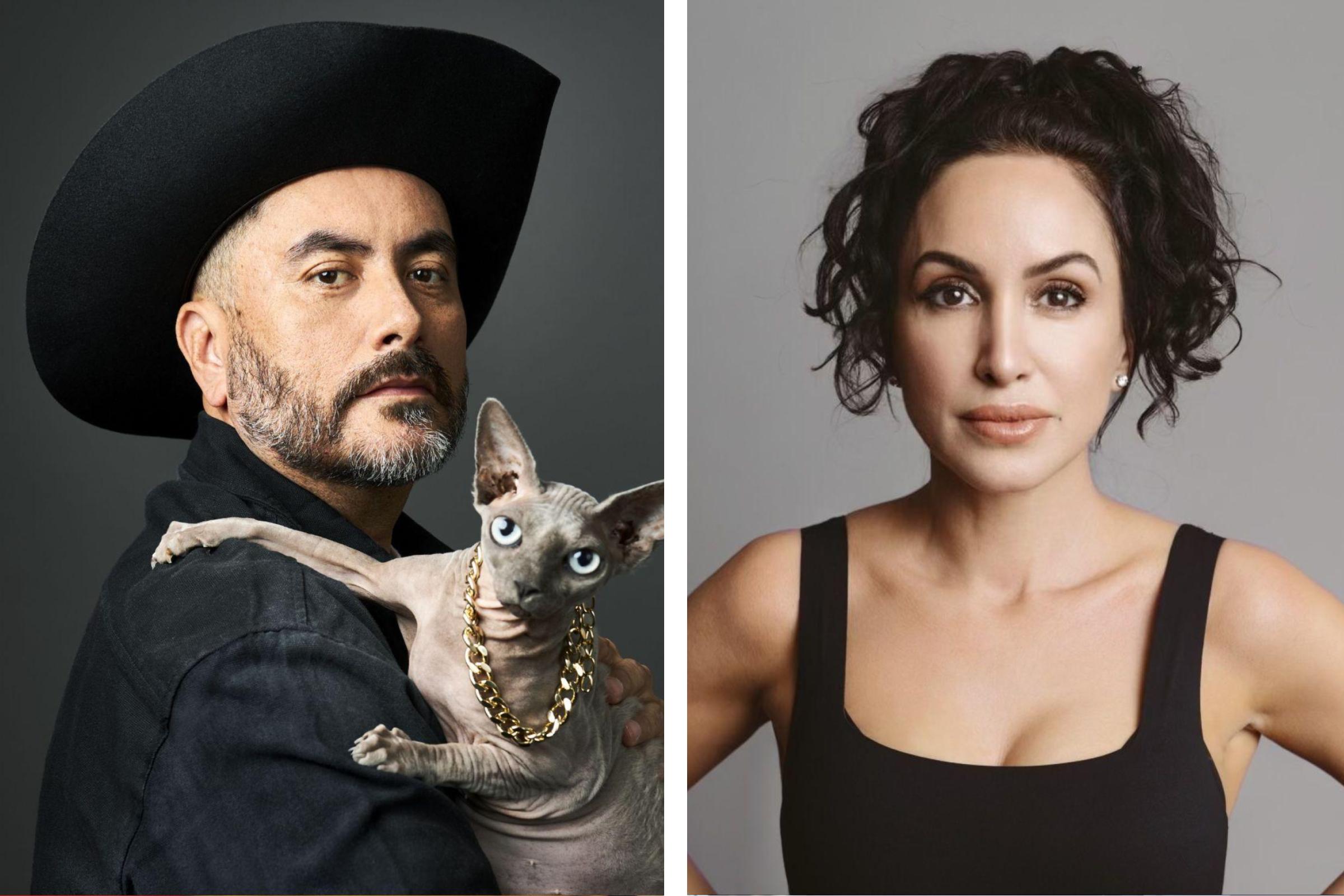 Culture Show’s Alfred Robles and Tara Cannistraci 
